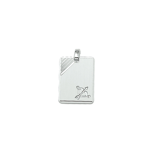 graveerhanger sterrenbeeld gediamanteerd zilver gerhodineerd