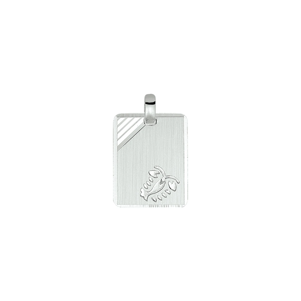 graveerhanger sterrenbeeld gediamanteerd zilver gerhodineerd
