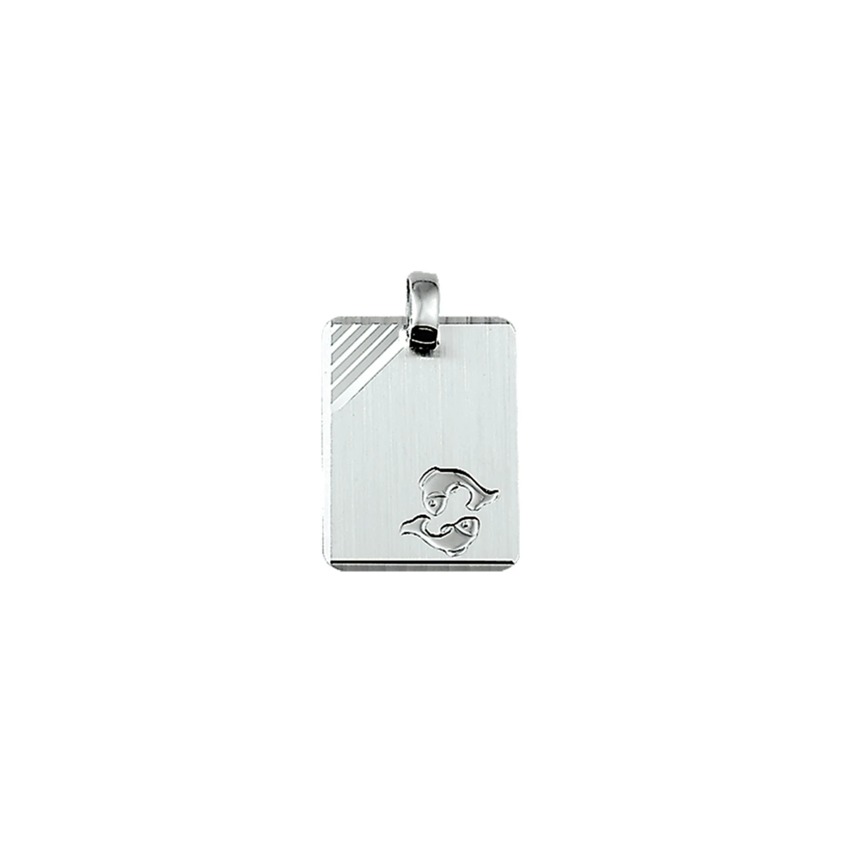 graveerhanger sterrenbeeld gediamanteerd zilver gerhodineerd