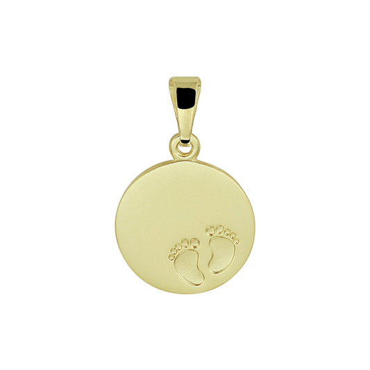 graveerhanger voeten 14K geelgoud