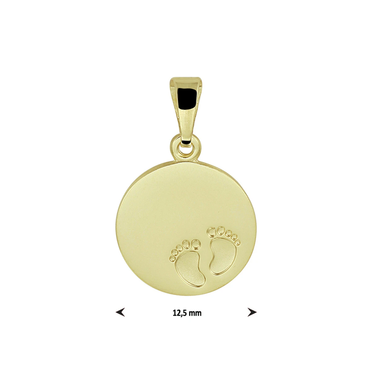 graveerhanger voeten 14K geelgoud