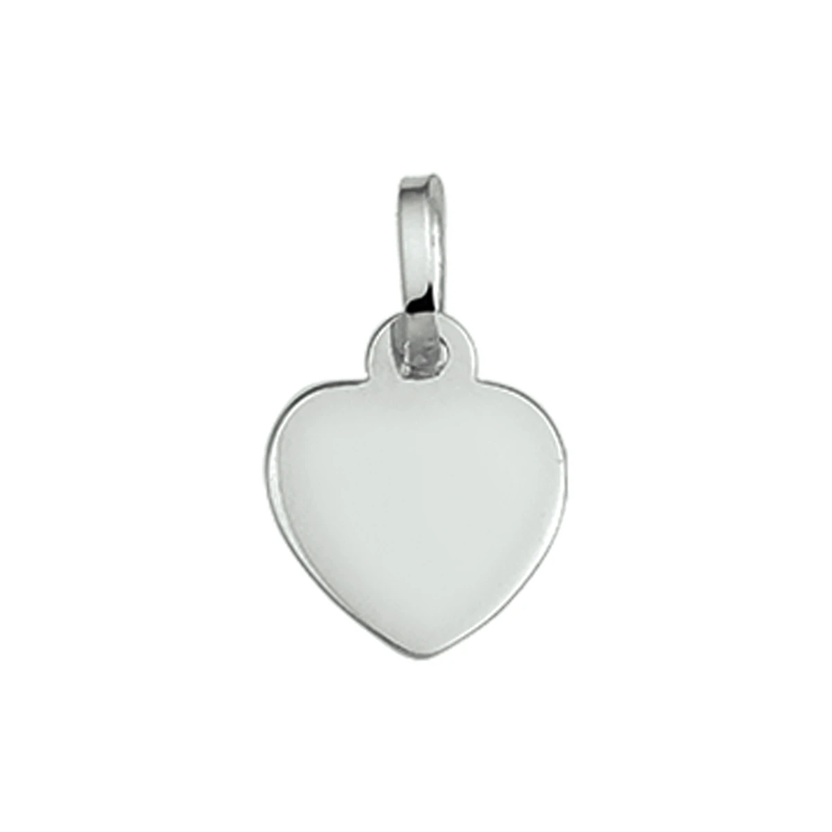graveerhartje hart 14K witgoud