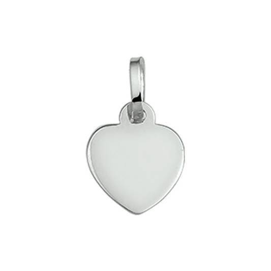graveerhartje hart 14K witgoud