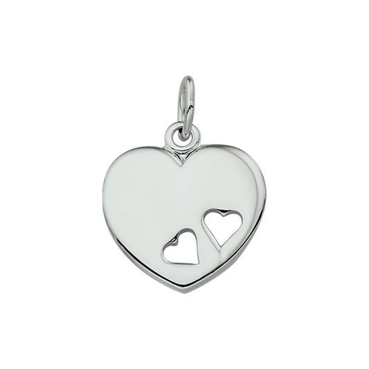 graveerhartje hartjes zilver wit