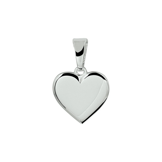 graveerhartje zilver gerhodineerd