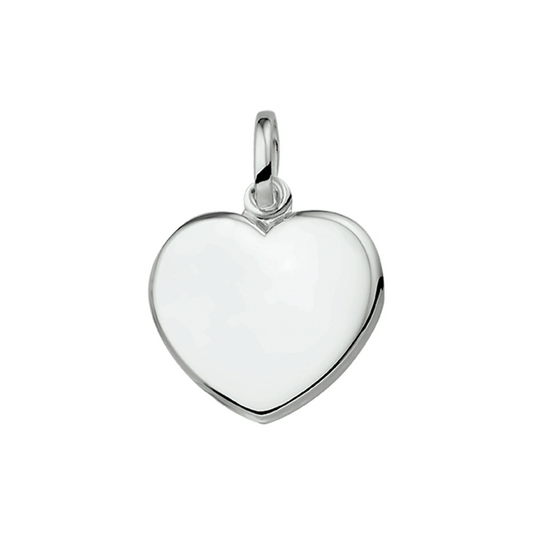 graveerhartje zilver wit