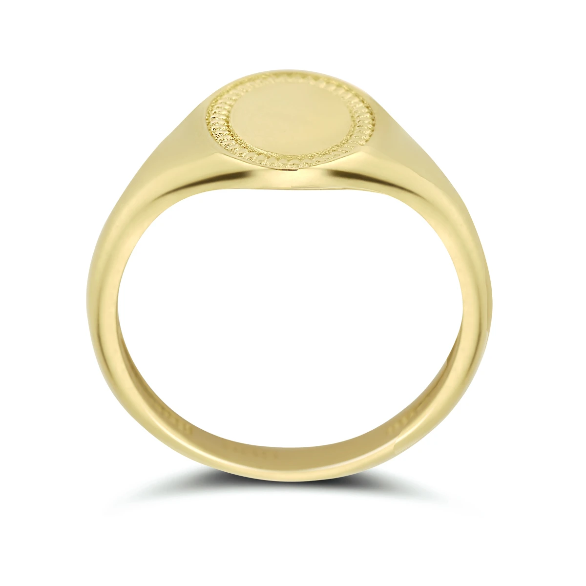 graveerring 14K geelgoud
