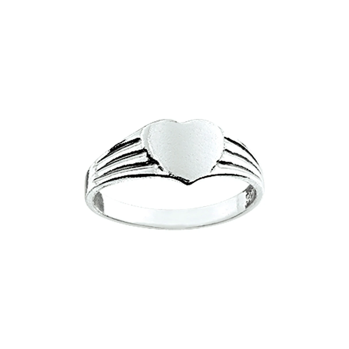 graveerring massief zilver wit