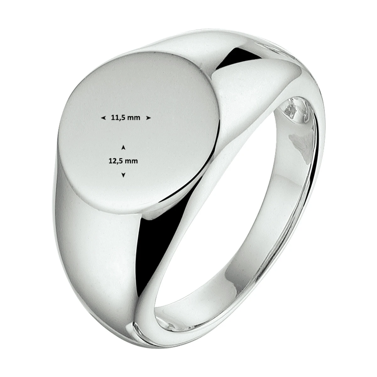 graveerring zilver gerhodineerd