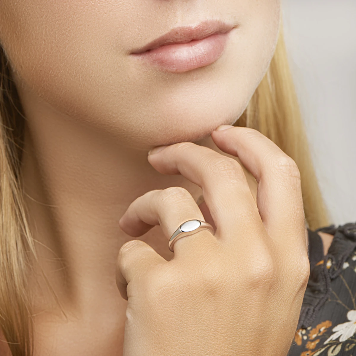 graveerring zilver gerhodineerd