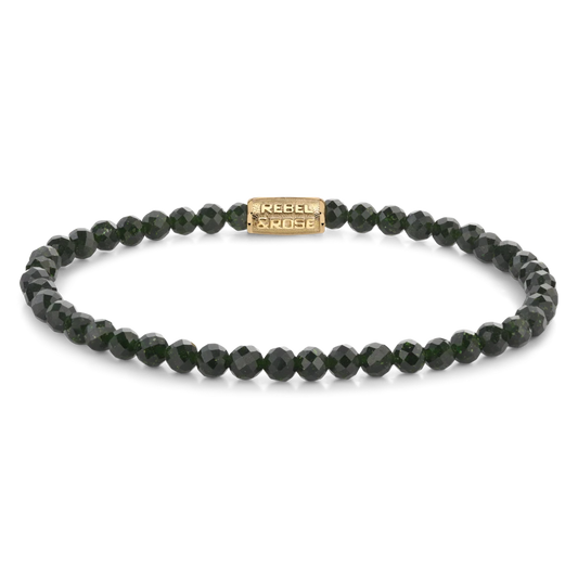 Green Glam Rocks gold-coloured - 4mm XS