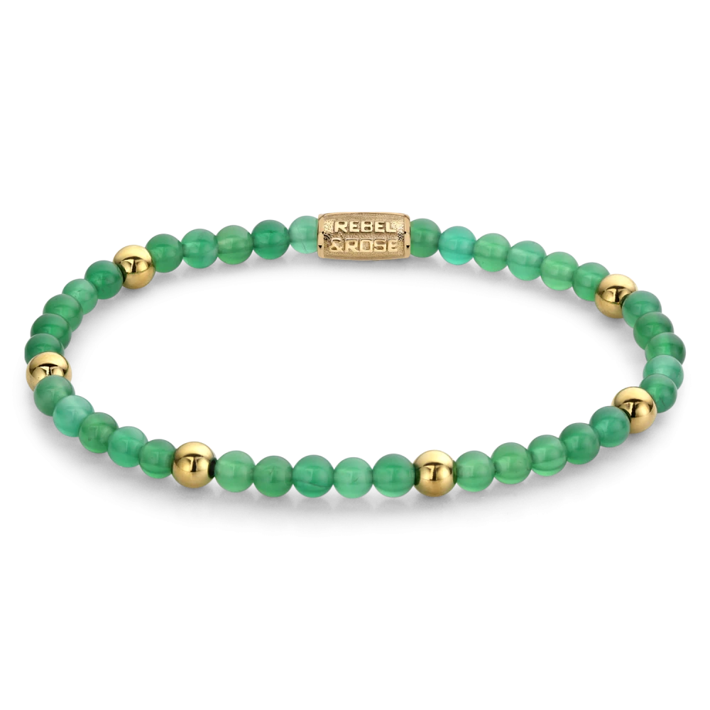 Green Harmony - Yellowgold ionplated - 4mm XS --