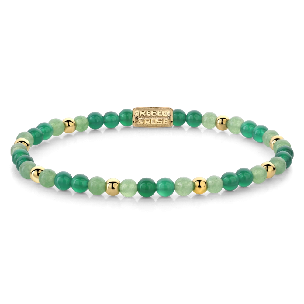 Green Morning Vibes gold-coloured - 4mm S
