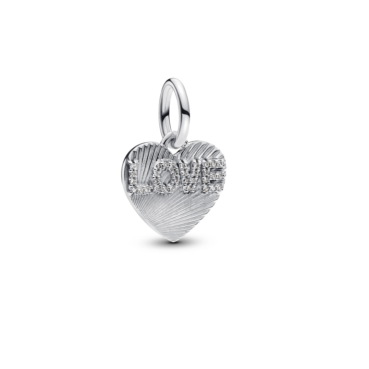 Hangende bedel met graveerbaar love-hart