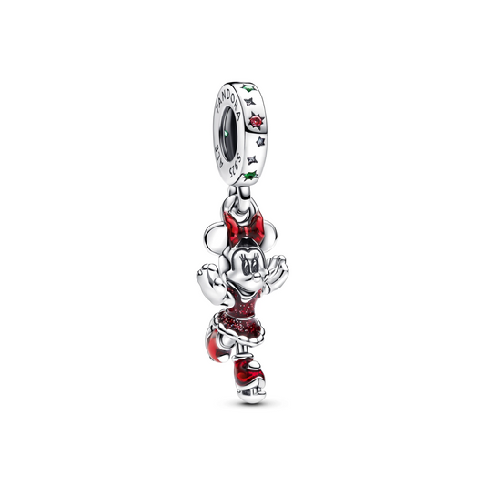 Hangende bedel met schaatsende Minnie Mouse