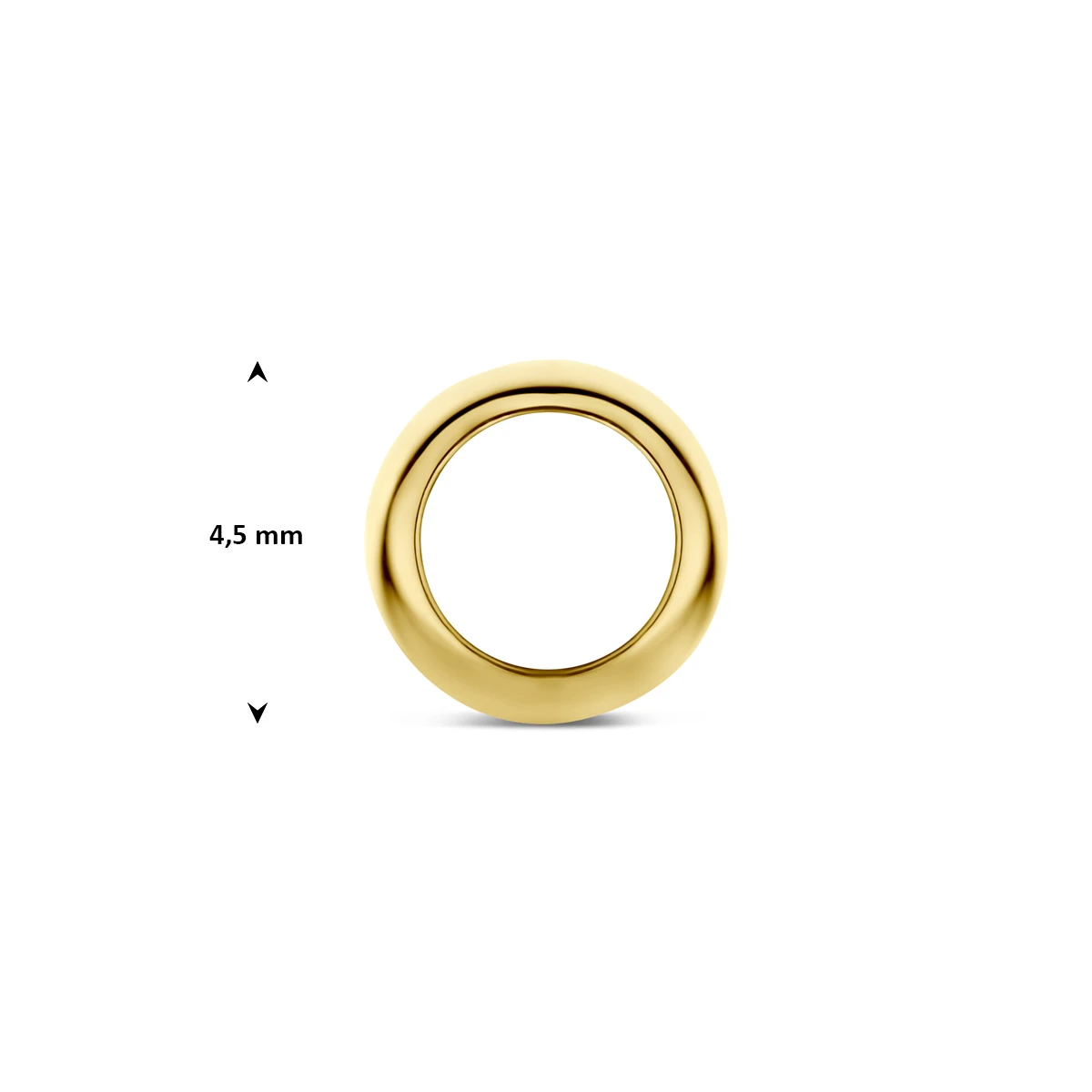 hanger 4,5 mm 14K geelgoud