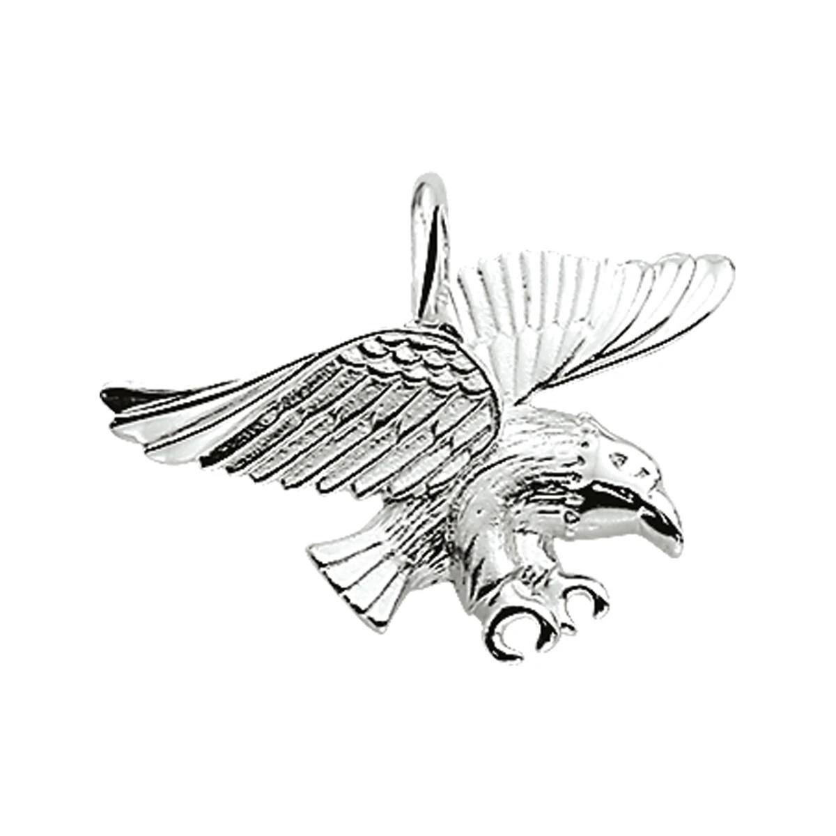 hanger adelaar zilver wit