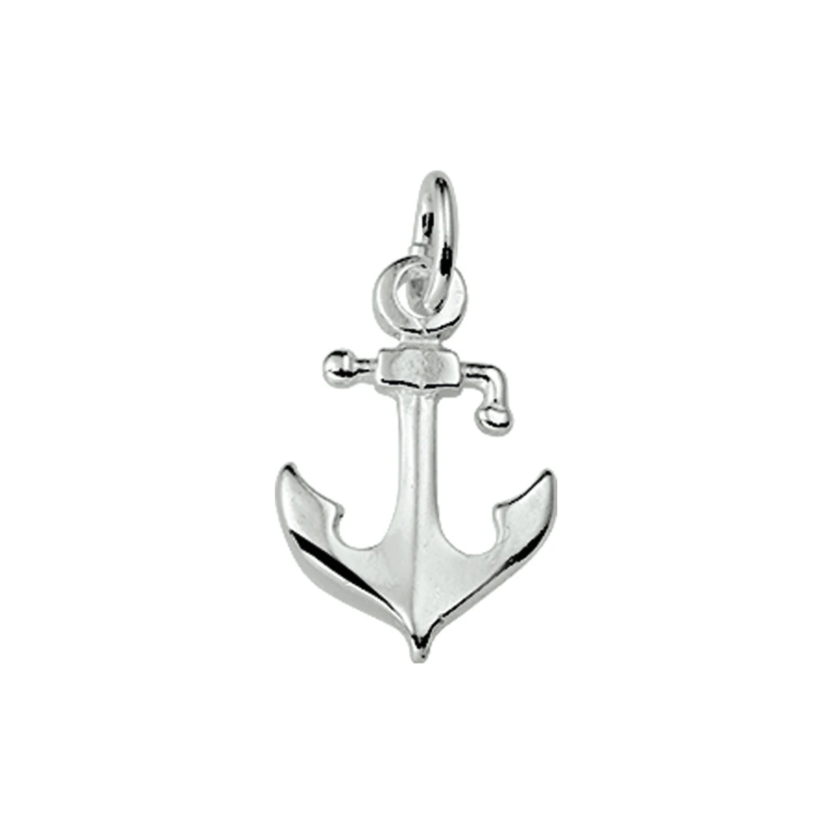 hanger anker zilver gerhodineerd