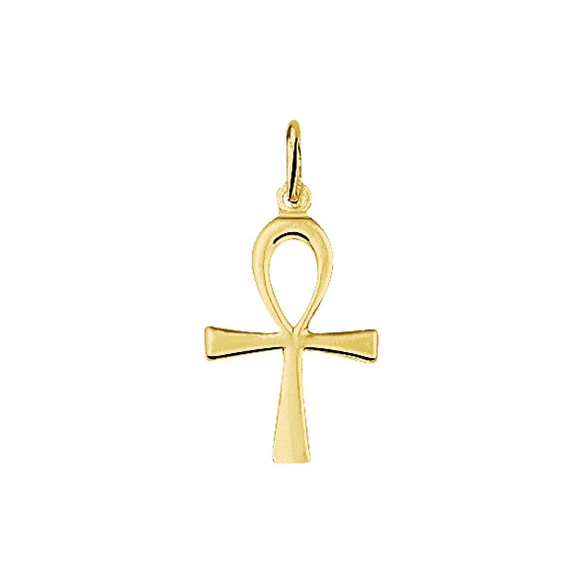 hanger ankh kruis 14K geelgoud