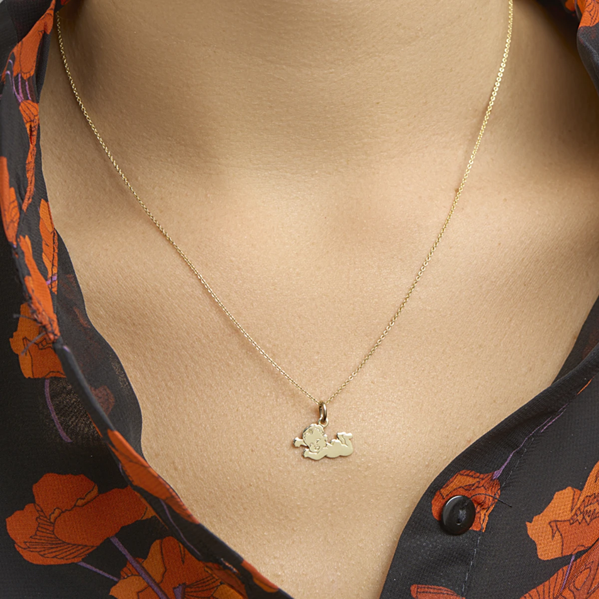 hanger baby 14K geelgoud