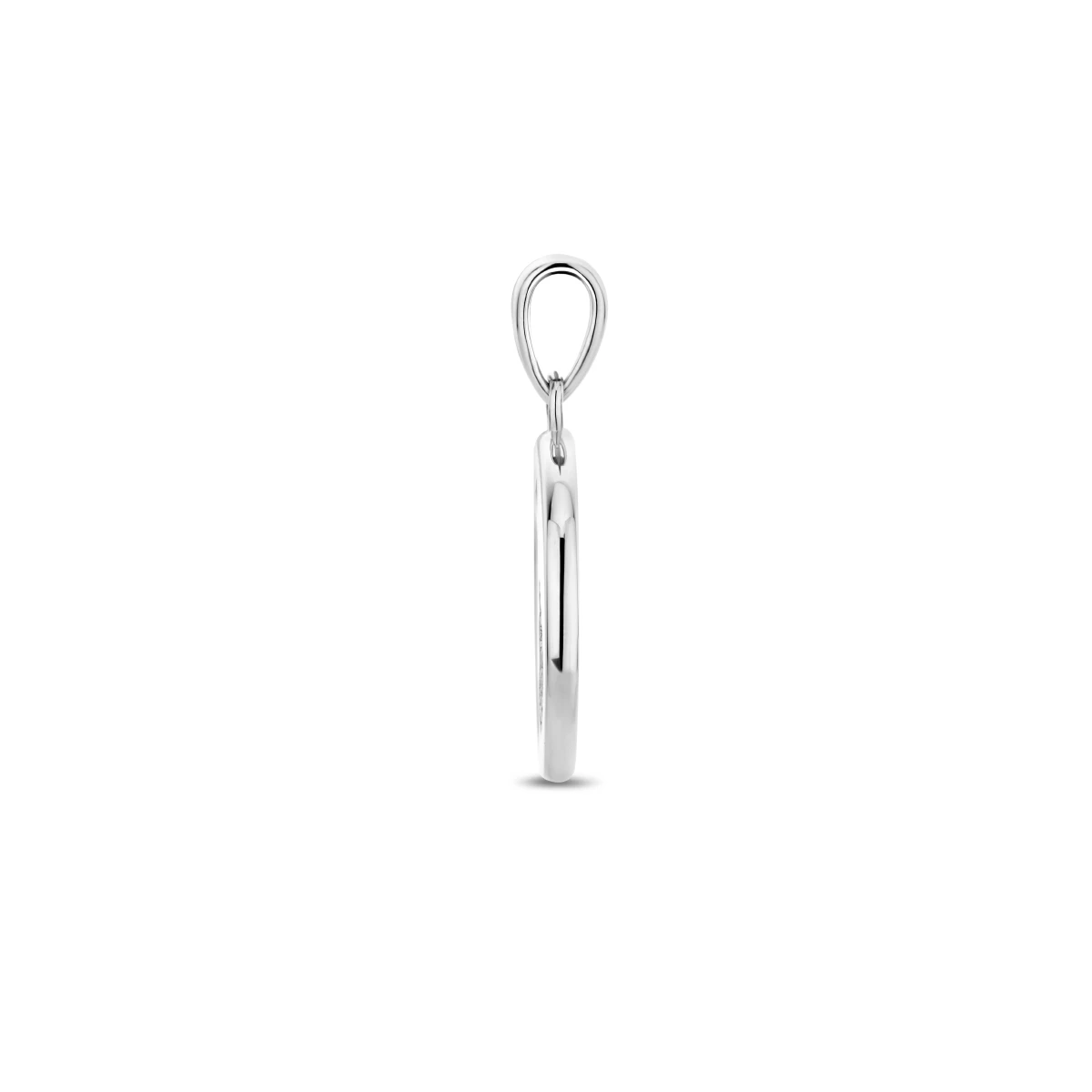 hanger baby voetjes zirkonia 23 mm zilver gerhodineerd
