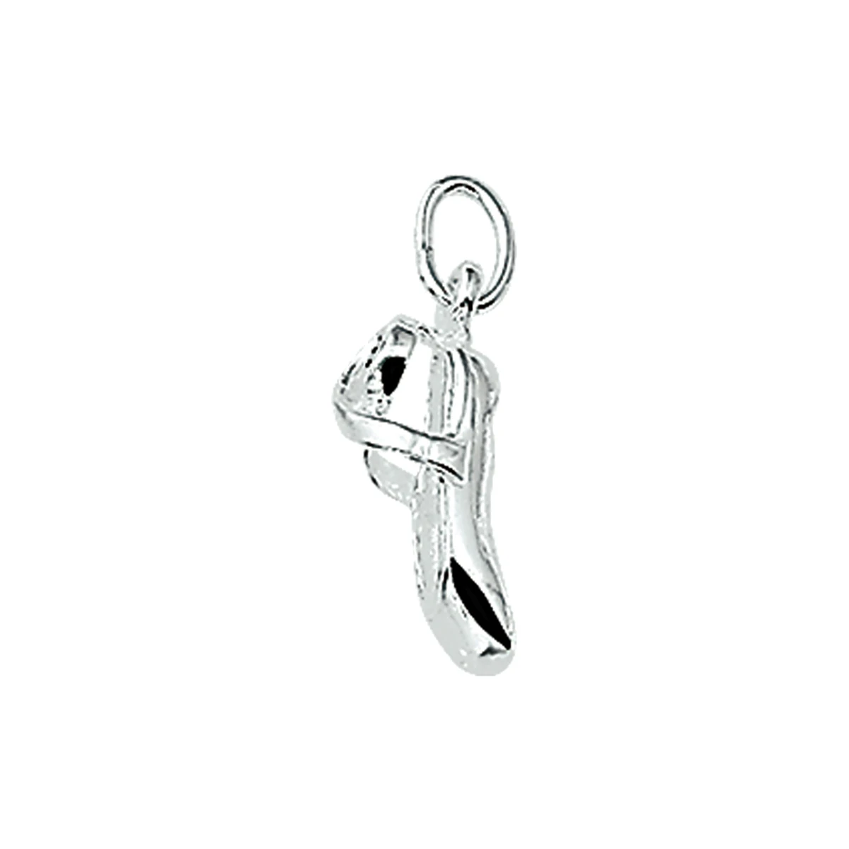 hanger balletschoen zilver wit