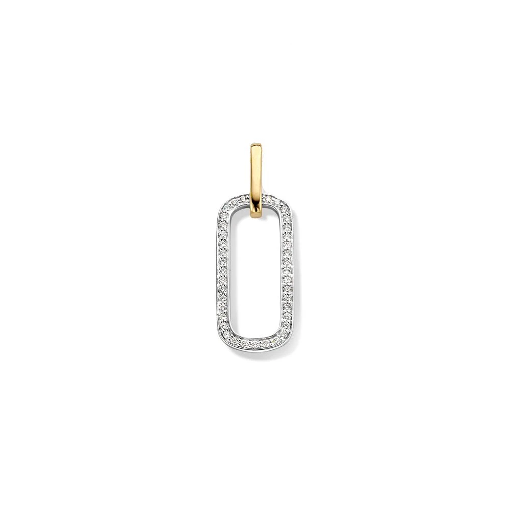 Hanger bicolor briljant 0,14 crt.
