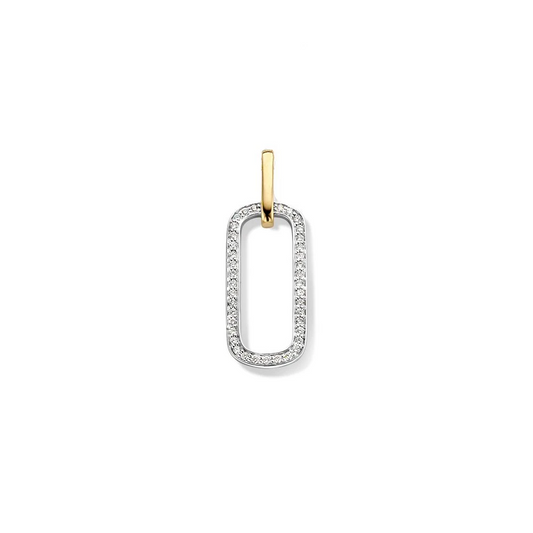 Hanger bicolor briljant 0,14 crt.