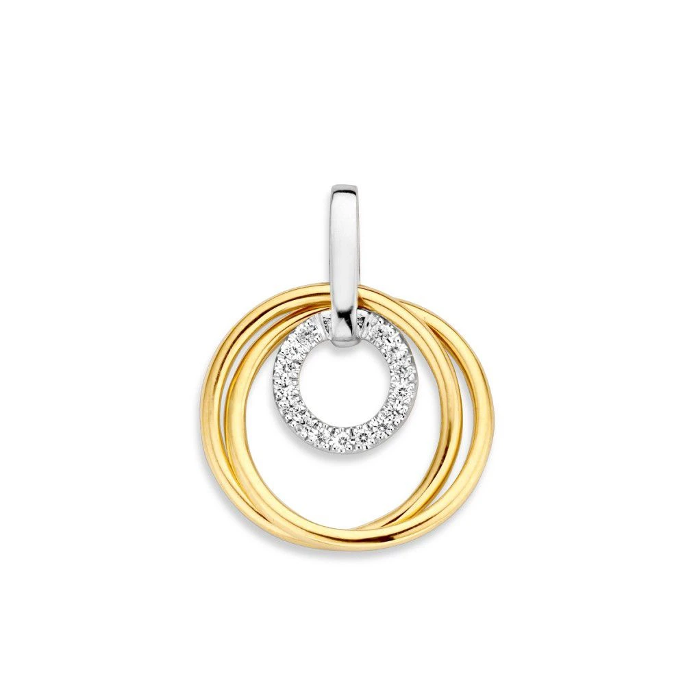 Hanger bicolor zirkonia