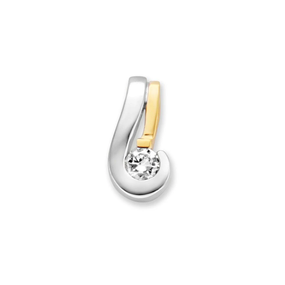 Hanger bicolor zirkonia