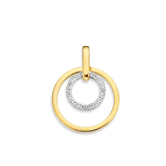 Hanger bicolor zirkonia
