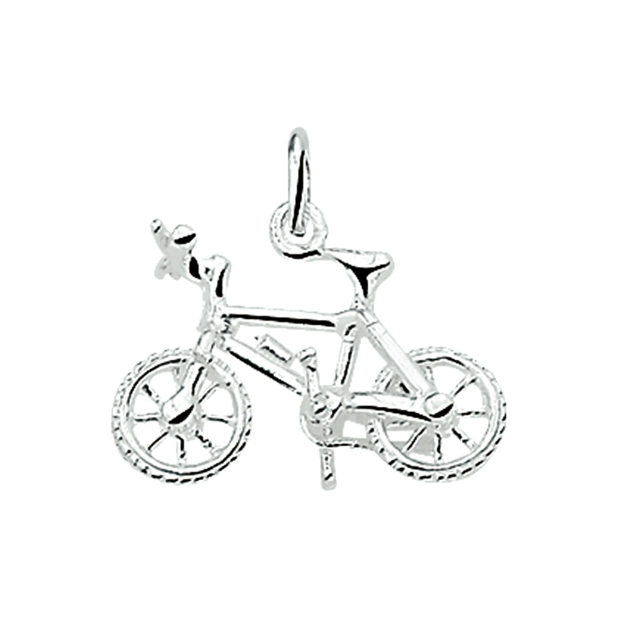hanger bmx-fiets zilver wit