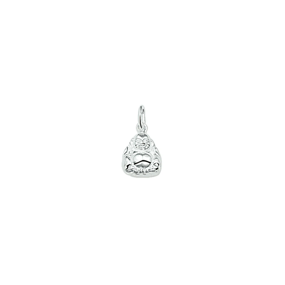 hanger boeddha zilver gerhodineerd