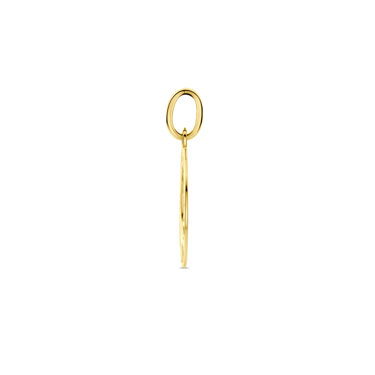 hanger cirkel 14K geelgoud