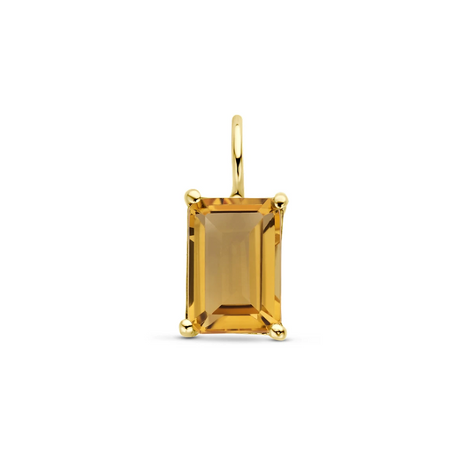 hanger citrien 14K geelgoud