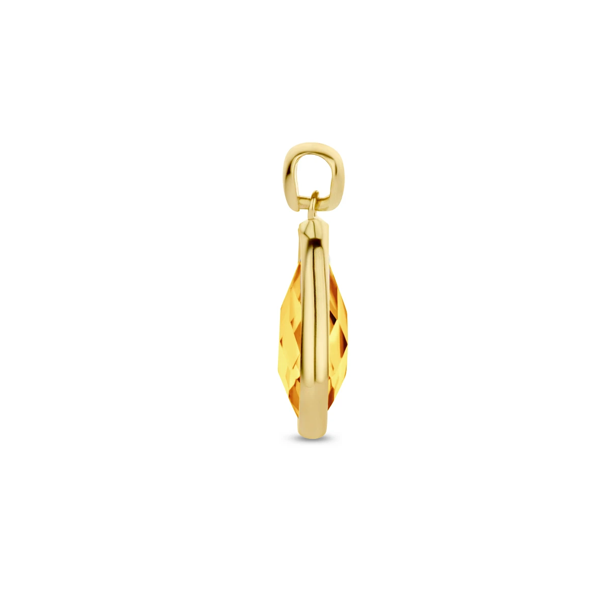 hanger citrien 18K geelgoud
