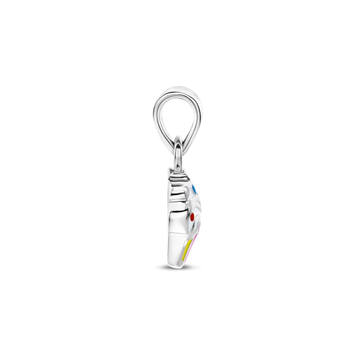 hanger cupcake 11 mm zilver gerhodineerd