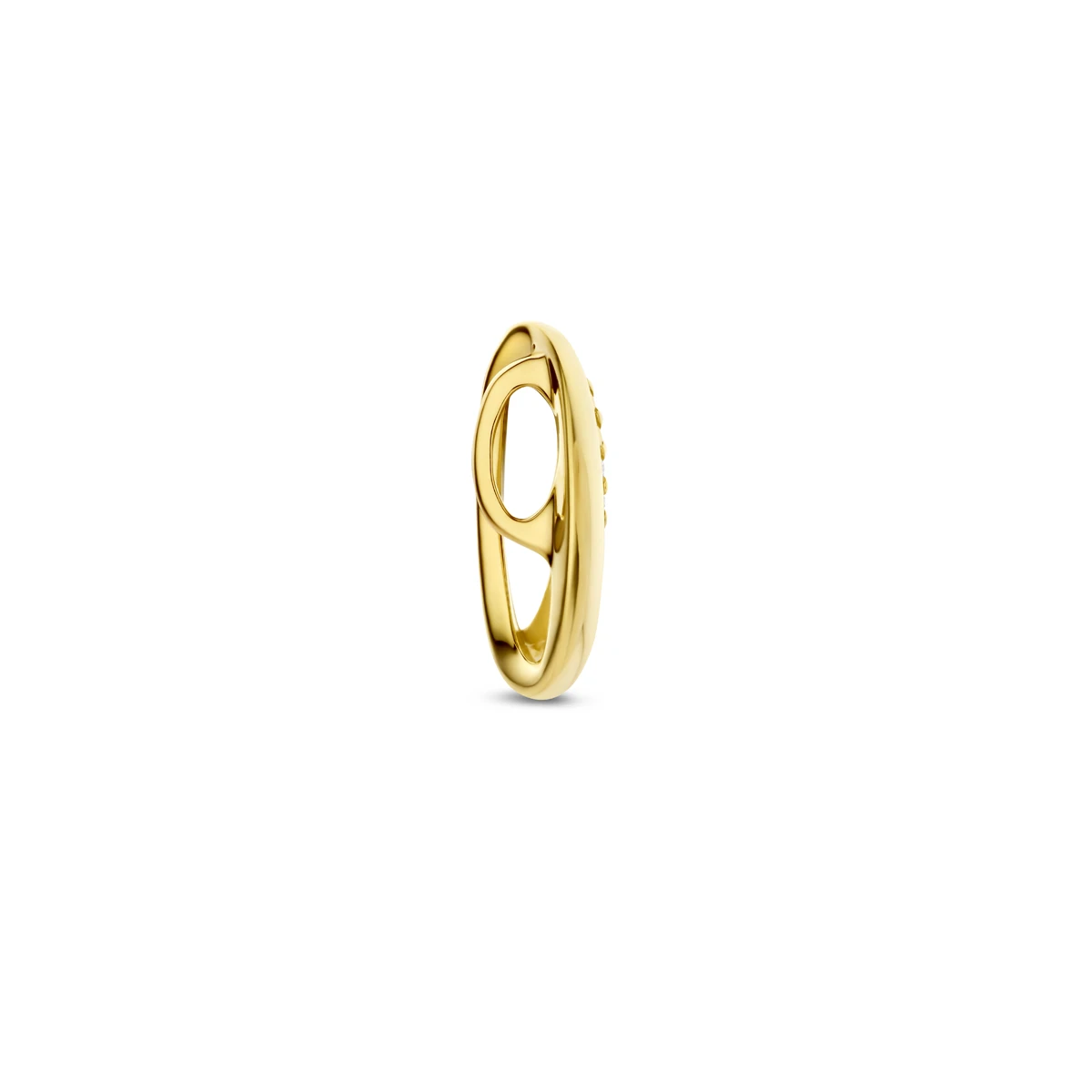 hanger diamant 0.01ct h p 12,5 mm 14K geelgoud