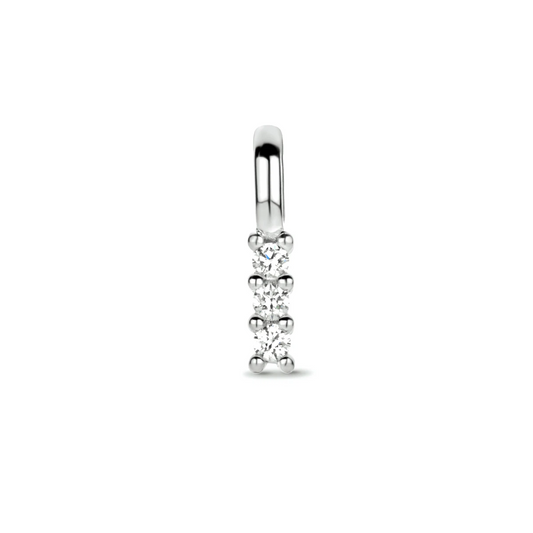 hanger diamant 0.05ct h si 11 mm 14K witgoud