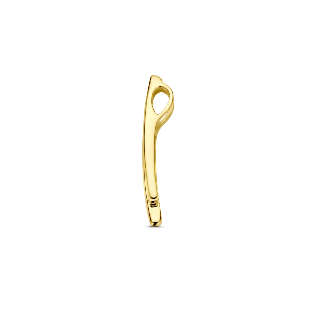 hanger diamant 0.10ct h si 14K geelgoud