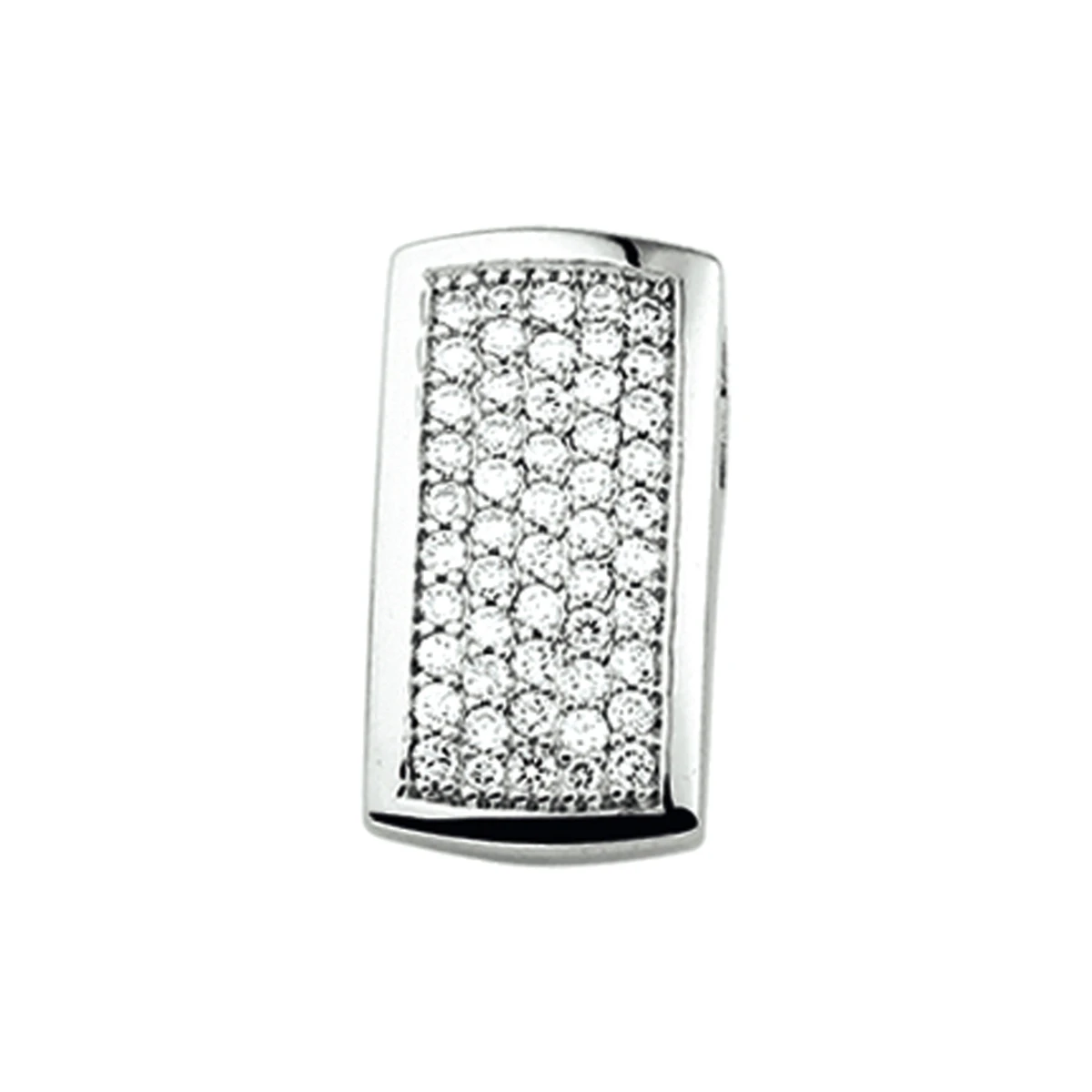 hanger diamant 0.25ct h si 14K witgoud