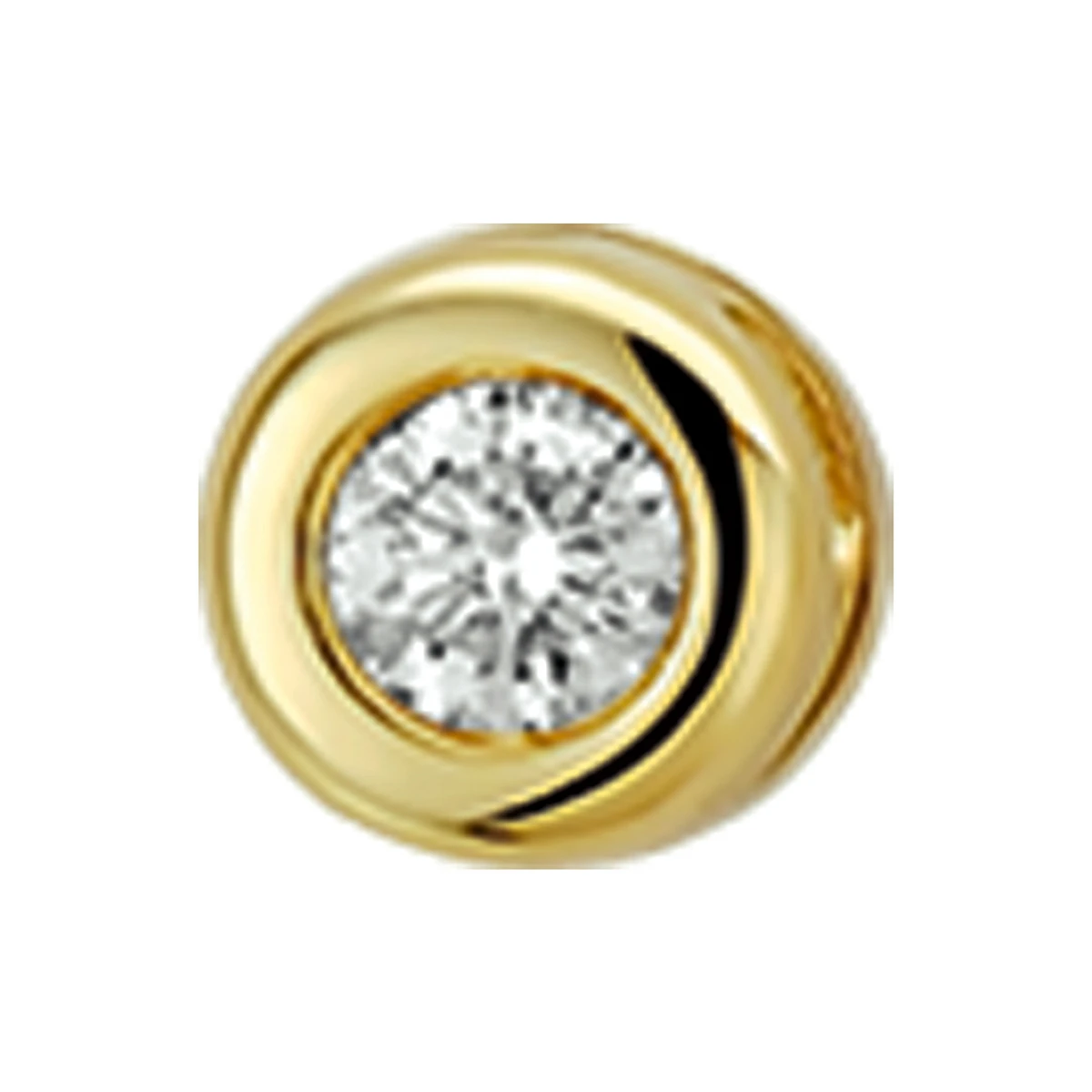 hanger diamant h si 14K geelgoud