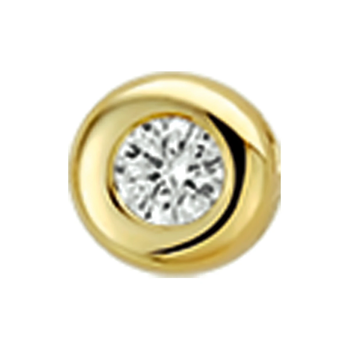 hanger diamant h si 14K geelgoud
