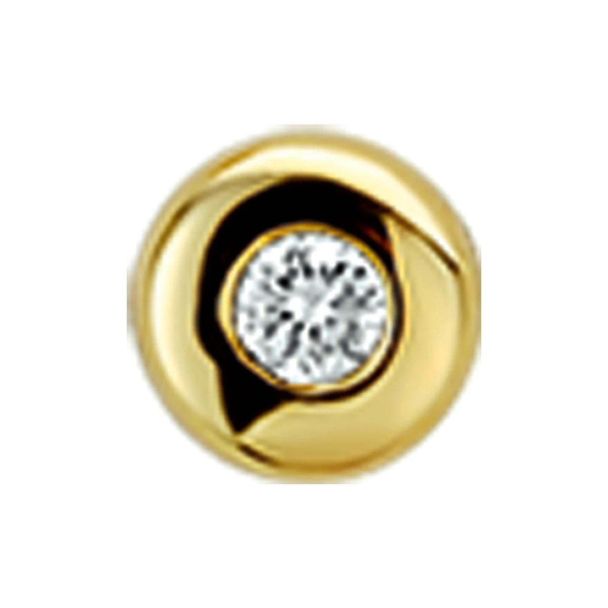 hanger diamant h si 14K geelgoud