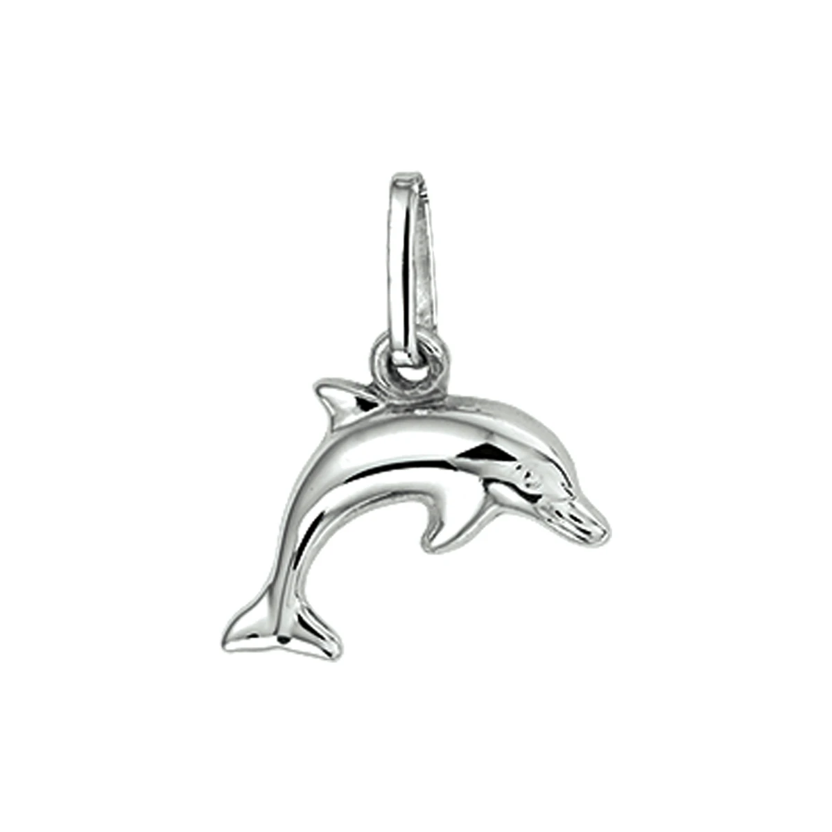 hanger dolfijn zilver gerhodineerd
