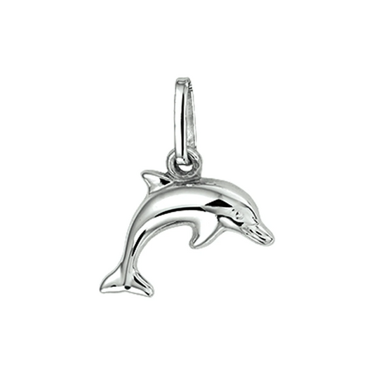 hanger dolfijn zilver gerhodineerd