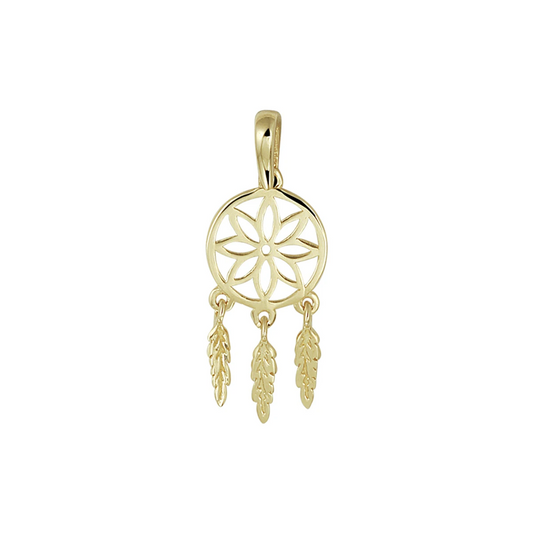 hanger dromenvanger 14K geelgoud