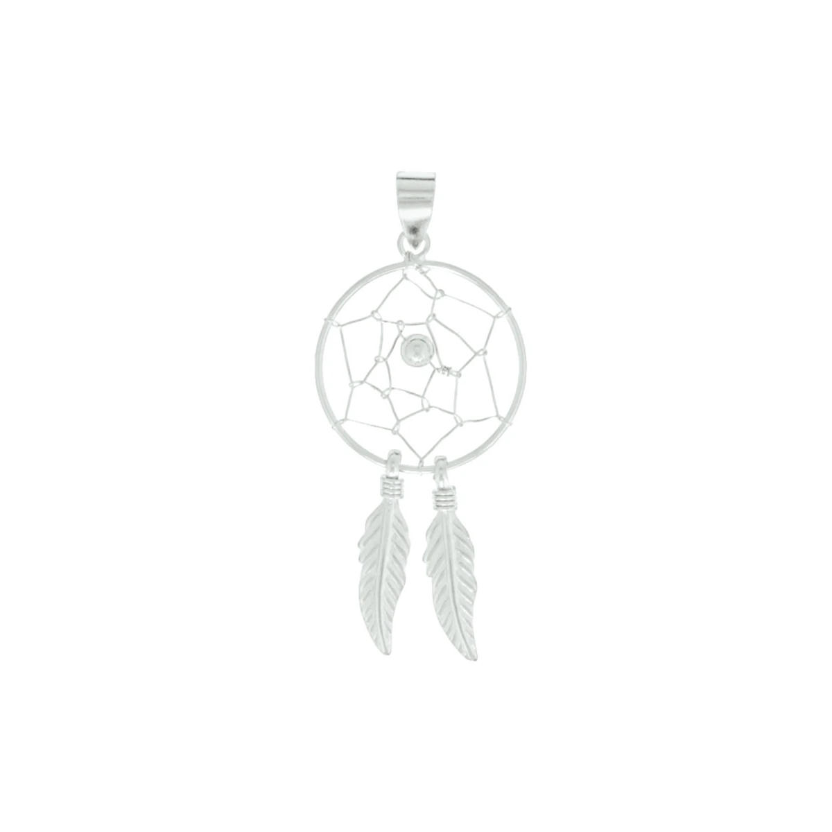 hanger dromenvanger zilver gerhodineerd