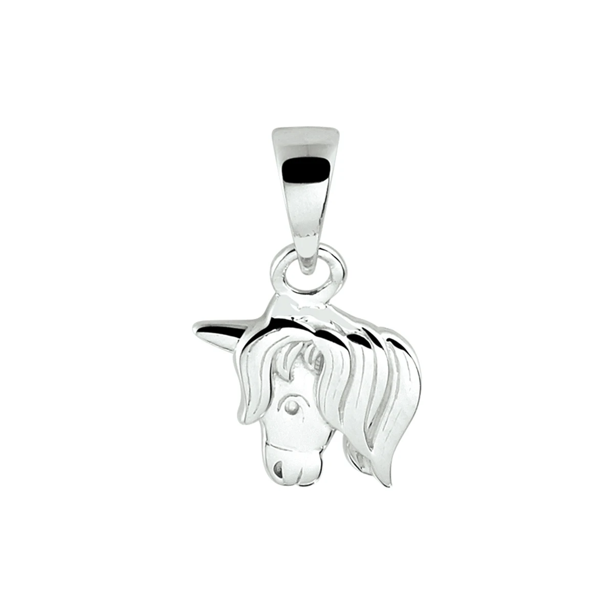 hanger eenhoorn zilver gerhodineerd