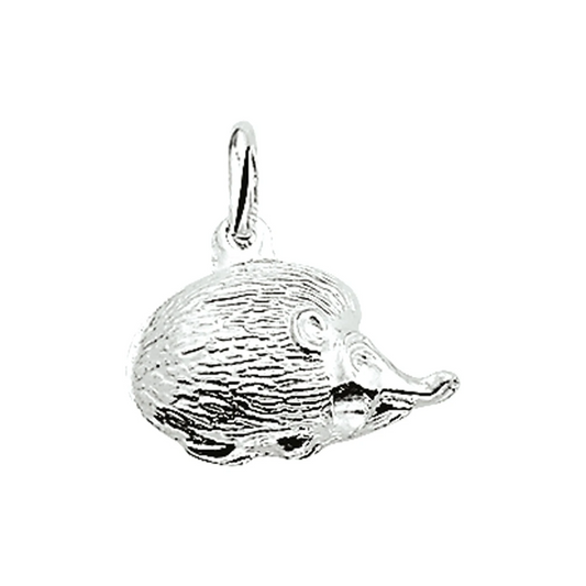 hanger egel zilver wit